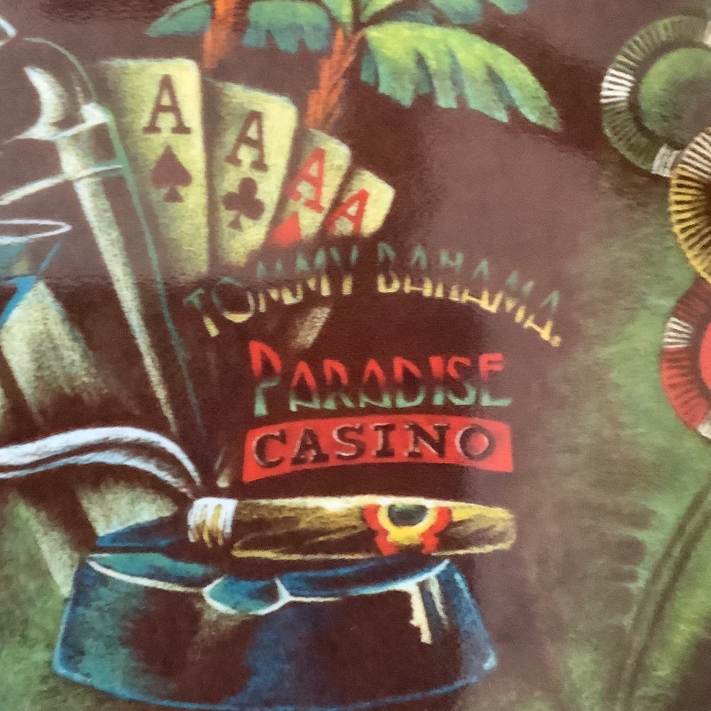 Tommy Bahama 2007 PARADISE CASINO CIGAR ASHTRAY CERAMIC limited addition - Picture 7 of 8